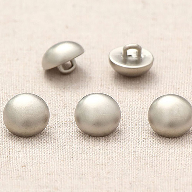 코하스아이디 로즈엔 하프단추 13mm, 실버, 15개