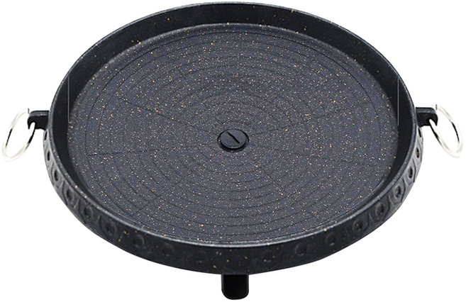 EDISH 壹滴水 麥飯石烤盤 1.3kg, 32cm, 1組