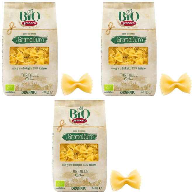 그라노로 듀럼밀 파르팔레, 500g, 3개