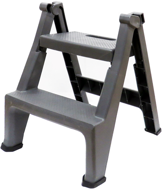 Cotton Field 棉花田傢飾 貝斯特多功能便攜折疊二步梯椅 商用級 堅固 輕巧 防滑 淨重4.2kg 靜態承重150公斤, 1個