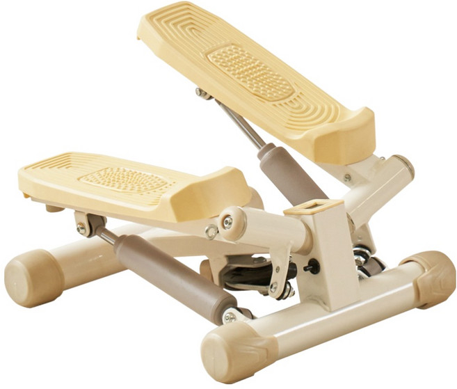 숀리 트위스트 스텝퍼 + 근력밴드, 크림옐로우