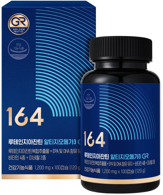 뉴트리원 루테인 지아잔틴 164 알티지 오메가3, 100정, 1개