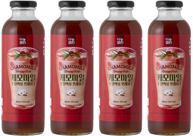 다농원 캐모마일 릴렉싱 프레쉬, 600g, 4개