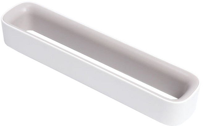 리빙홈디테일 홈 접착식 슬리퍼 걸이 거치대, 화이트, 1개