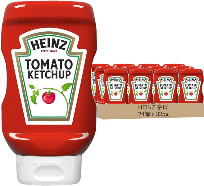 HEINZ 亨氏 蕃茄醬, 325g, 24罐