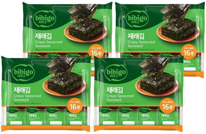 CJ제일제당 명가 재래김, 64g, 4個