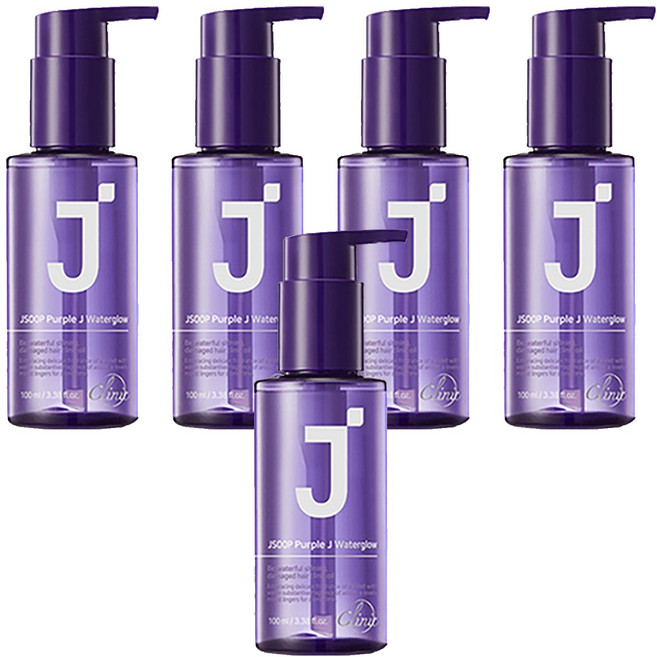 제이숲 퍼플제이 워터글로우 단백질 헤어 에센스, 100ml, 5개