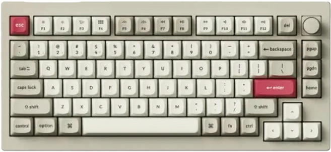 키크론 V1 MAX RGB 기계식 핫스왑 유무선 일반형 키보드, 레트로, V1M-R9, 저소음 바나나축