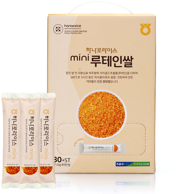 하나로라이스 루테인쌀 간편스틱형 35p, 1.4kg, 1개