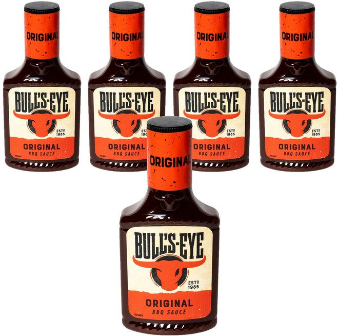 불스아이 BBQ 소스, 355g, 5개