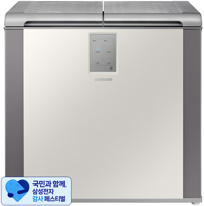 [삼성 감사 페스티벌] 삼성전자 김치플러스 202L 2도어 뚜껑형 김치냉장고 방문설치, 그레이지, RP20C3111EG