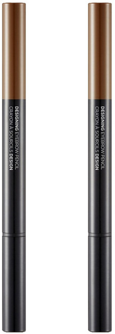 fmgt 디자이닝 아이브로우 오토펜슬 0.3g, 05다크브라운, 2개