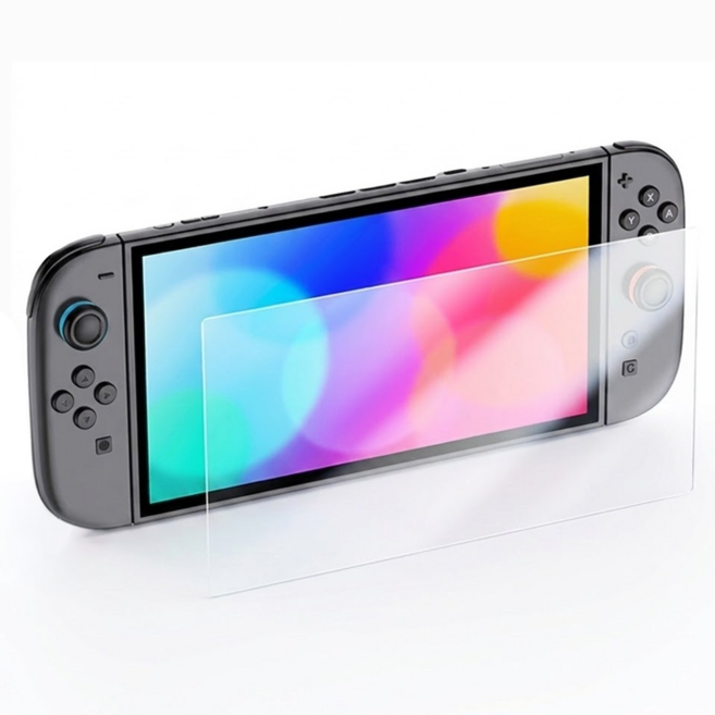IINE 良值 SWITCH2用防藍光鋼化膜＋無塵倉, 透明色, 1個, L1078