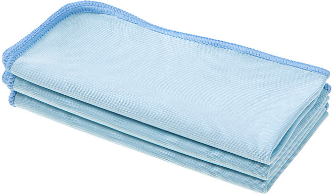 코멧 극세사 차량용 글래스 타월 40 x 40 cm, 블루, 3개