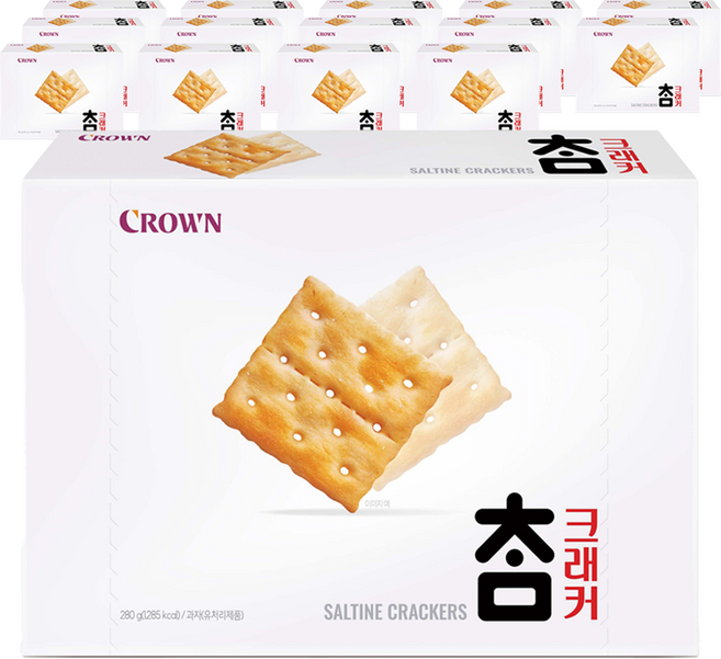 크라운 참 크래커, 280g, 15개
