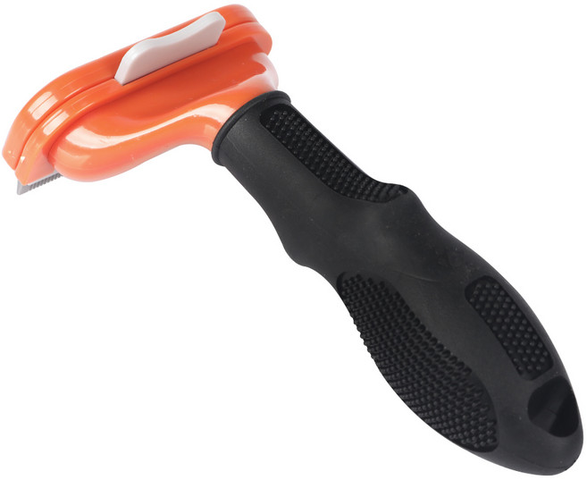 아이치 반려동물 엉킨털 제거 빗 M AI-BRC02, 오렌지, 1개