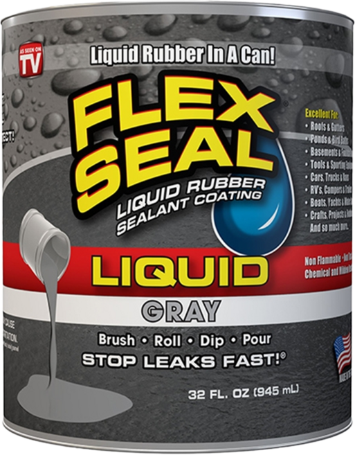 FLEX SEAL LIQUID 萬用止漏膠 水泥灰 945ml, 1罐