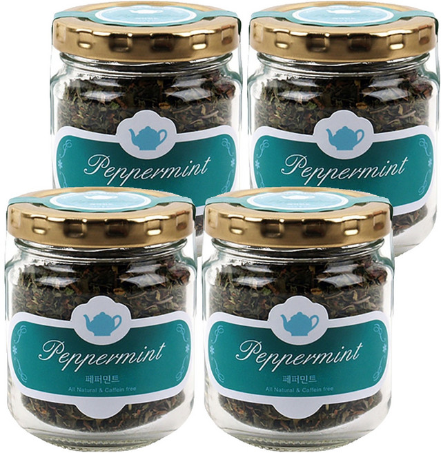 아름드레 유리병 페퍼민트, 15g, 1개입, 4개