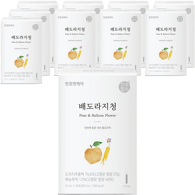 천호엔케어 하루활력 배도라지청, 10ml, 300개