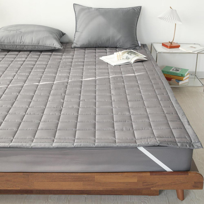 아망떼 드림웰 알러지케어 방수 침대 패드, 틸그레이