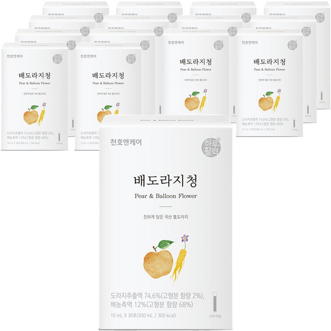 Haru Hwalyeok 千戶NCARE 梨桔梗膏, 10ml, 15個