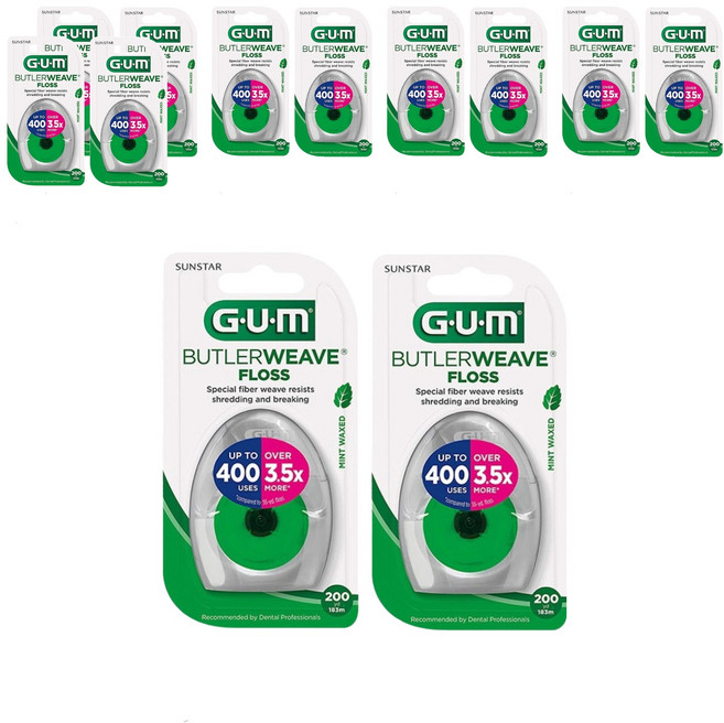 검 위브 민트왁스 치실 1840, 1개입, 12개