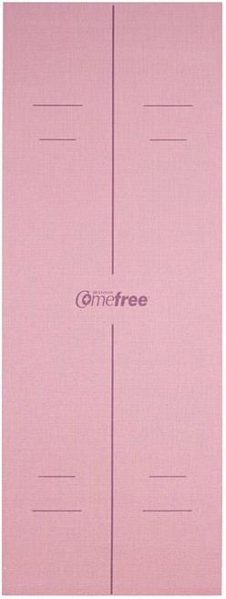 Comefree 平衡線瑜珈彈力墊, 沙漠粉, 1個