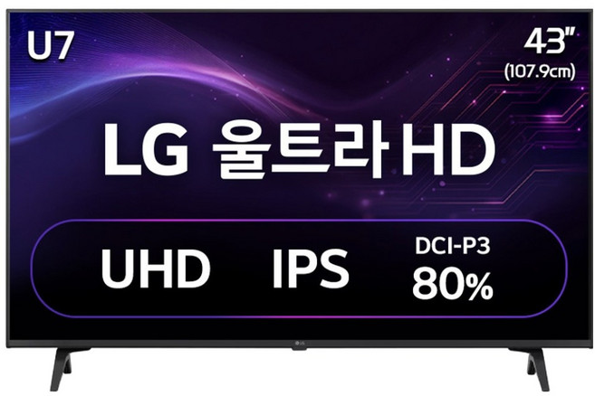 LG전자 4K UHD 울트라 모니터 방문설치, 107.9cm, 43U712A