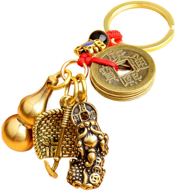 開運吊飾 A款 50g, 黃銅色, 1組