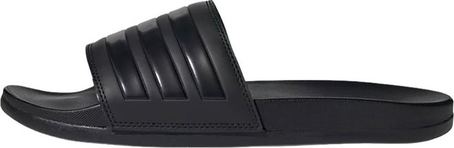 adidas 愛迪達 男女款 ADILETTE COMFORT 拖鞋 GZ5896, 29.5cm, 黑色 + 白色