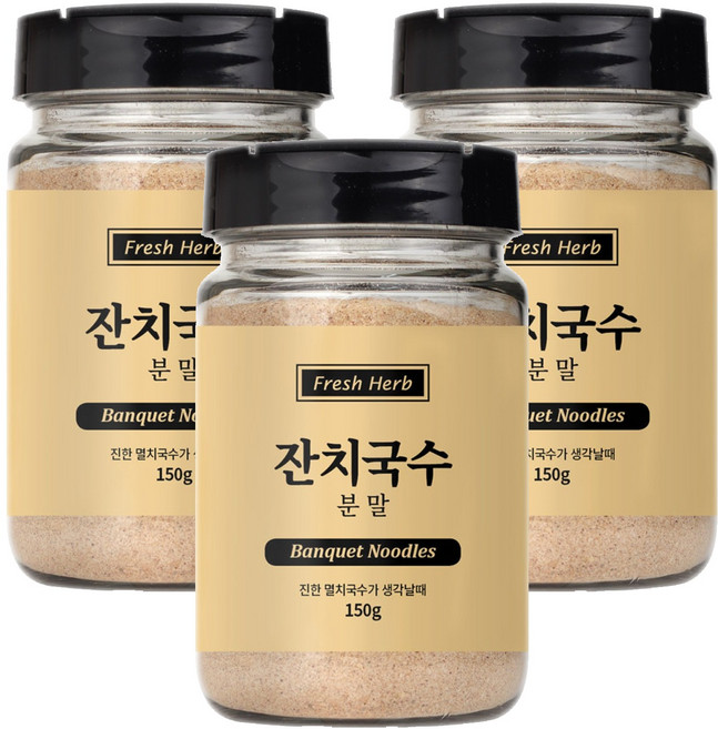 신선약초 잔치국수 분말, 150g, 3개