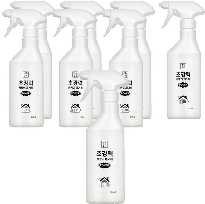 생활공식 초강력 곰팡이 제거제, 400ml, 8개
