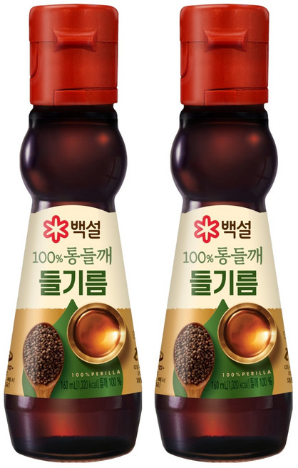CJ BEKSUL 白雪 全優質紫蘇籽油, 160ml, 2個