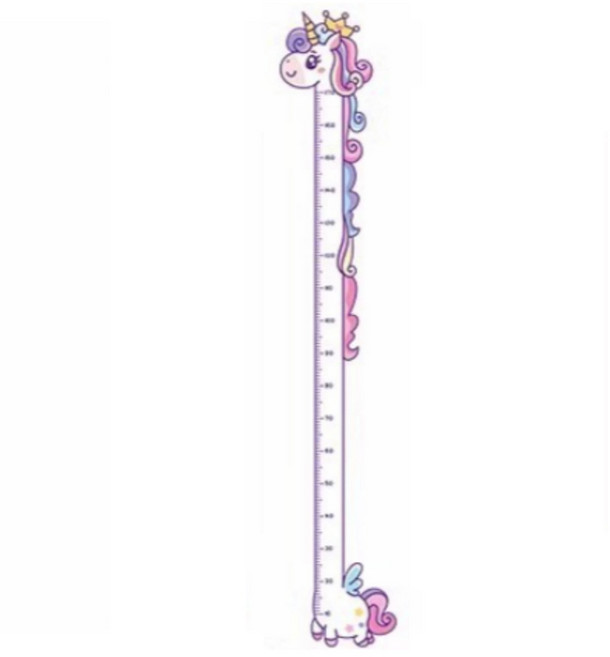 온트리 귀여운 키재기 스티커, 유니콘