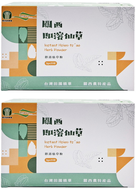 關西鎮農會 即溶仙草粉 25包, 75g, 2盒