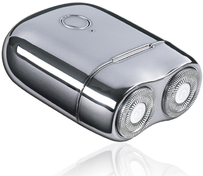 인사이디 휴대용 미니 여행용 C타입 충전 전기면도기, IES-8, 다크그레이