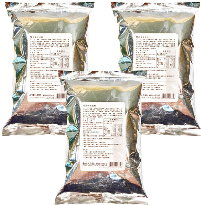 開元食品 卡士達粉, 1kg, 3包