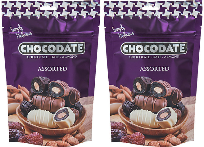 초코데이트 어쏘티드, 90g, 2개