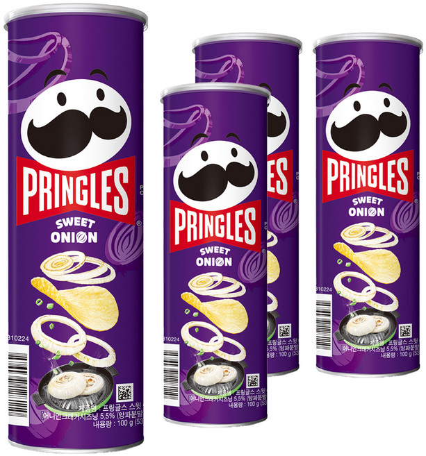 프링글스 스윗 어니언, 100g, 4개