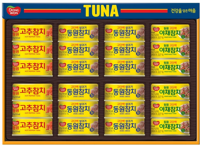 동원참치 선물세트 O-24호 + 부직포백, 1세트