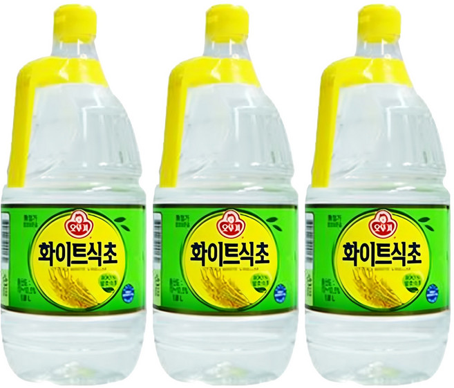 오뚜기 화이트 식초, 1.8L, 3개
