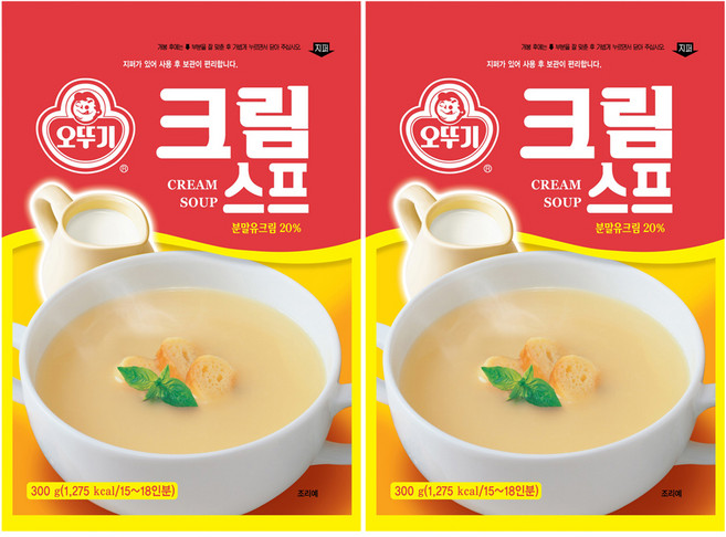 오뚜기 크림스프, 300g, 2개