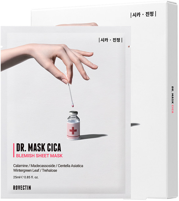 로벡틴 시카 진정 마스크팩, 5개입, 1개