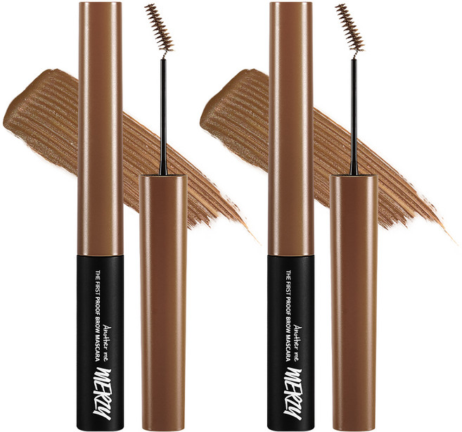 머지 더 퍼스트 프루프 브로우 마스카라 3.5g, BM2카푸치노, 2개