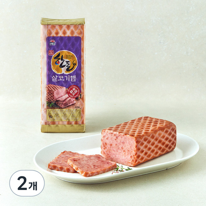 사조 두툼살코기햄, 1kg, 2개