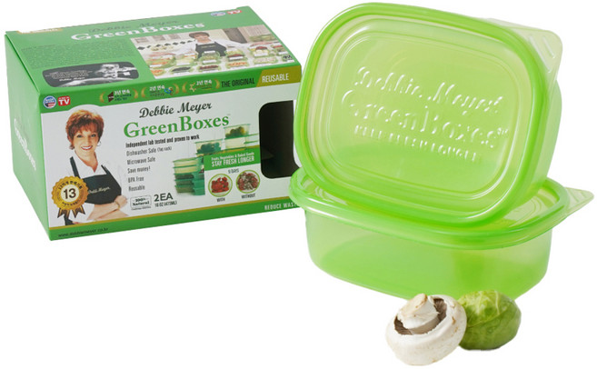 데비마이어 그린박스 직사각, 2개, 473ml