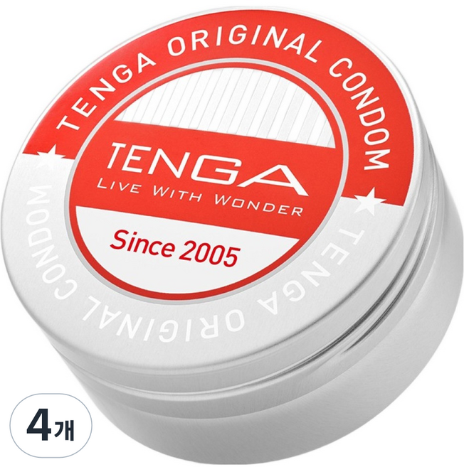 텐가 오리지널 콘돔, 4개, 6개입