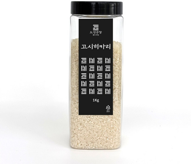 도정공장 고시히카리 백미, 1kg, 1개, 상등급