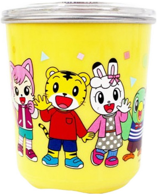 巧虎 可愛不鏽鋼水杯, 黃色, 1個