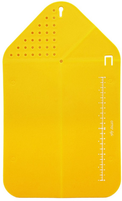 Otto Life 瀝水摺疊砧板 切菜 盛菜 瀝乾 三用 OB-3015Y, 黃色, 1個